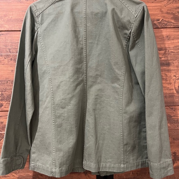 Vince army green military jacket, size small - Picture 3 of 3
